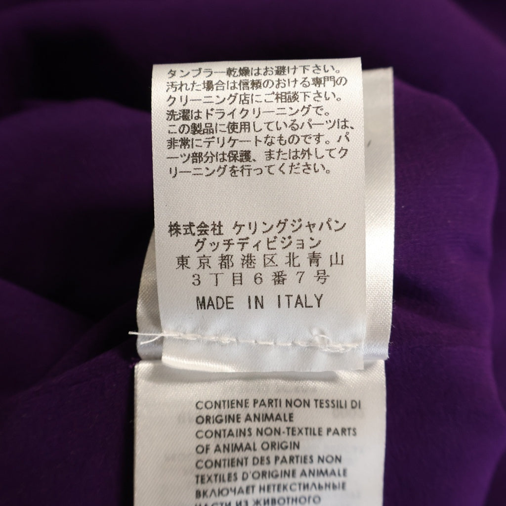 GUCCI(グッチ) ■UP51 2013 04088 長袖ブラウス パープル #36 362010 ZCS03 レディース