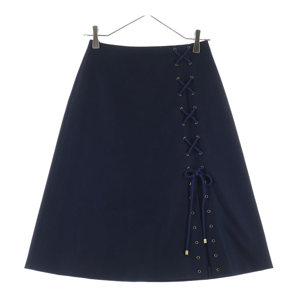 CELINE(セリーヌ) ■ウール スカート ネイビー #36 レディース