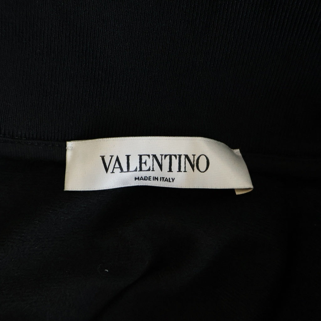 VALENTINO(ヴァレンティノ) ■バックロゴ ジャージ ロングワンピース ブラック #S TB3MJ00H5B8 レディース