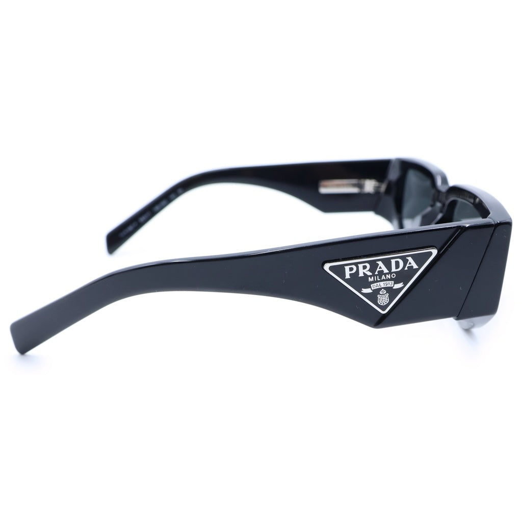 PRADA(プラダ) トライアングル ロゴ サングラス スクエア アセテート アイウェア ブラック SPR09Z