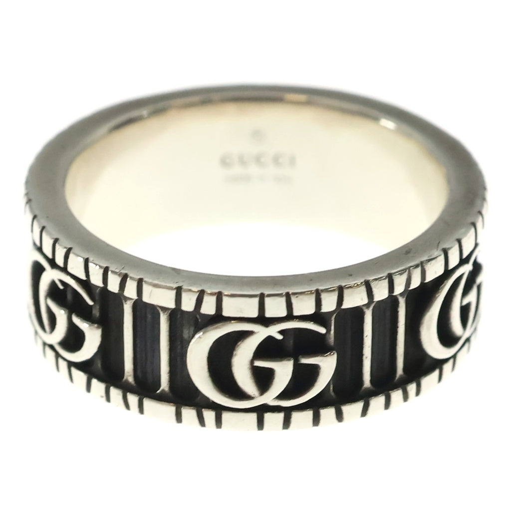 GUCCI(グッチ) ダブルGワイドリング シルバー #21 925
