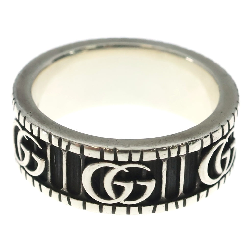 GUCCI(グッチ) ダブルGワイドリング シルバー #21 925
