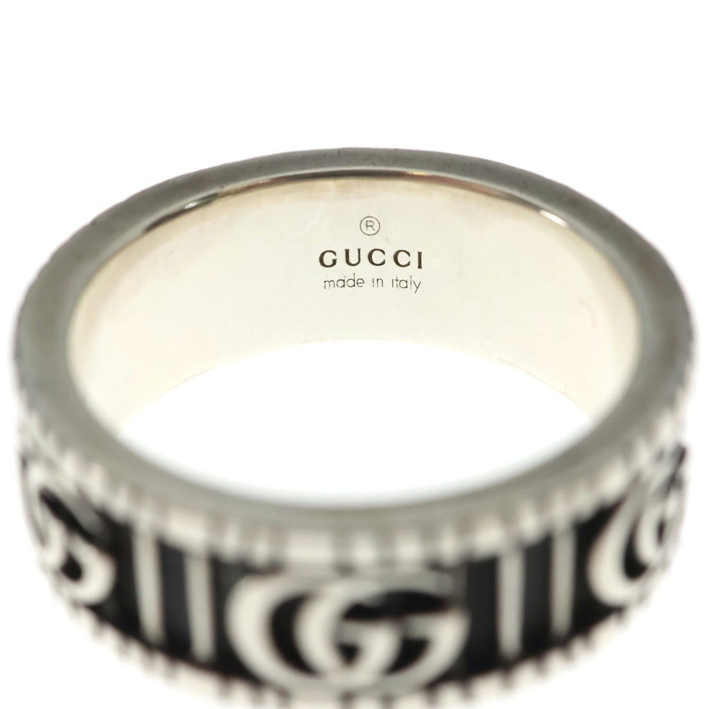 GUCCI(グッチ) ダブルGワイドリング シルバー #21 925