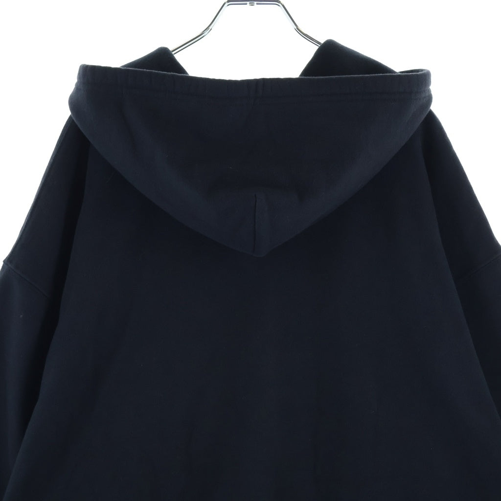 CHROME HEARTS(クロムハーツ) Vertical Logo Zip Up Hoodie ヴァーティカルロゴ 長袖ジップアップパーカー フーディ ブラック #XL