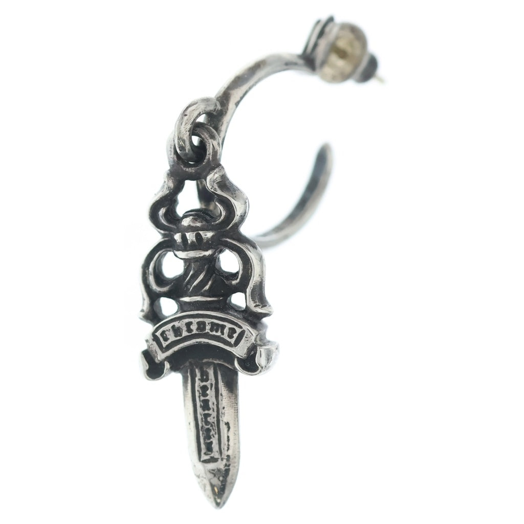 CHROME HEARTS(クロムハーツ) No5 DAGGER #5 ダガーフープ ピアス シルバー BCA106