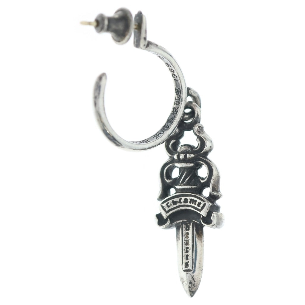 CHROME HEARTS(クロムハーツ) No5 DAGGER #5 ダガーフープ ピアス シルバー BCA106