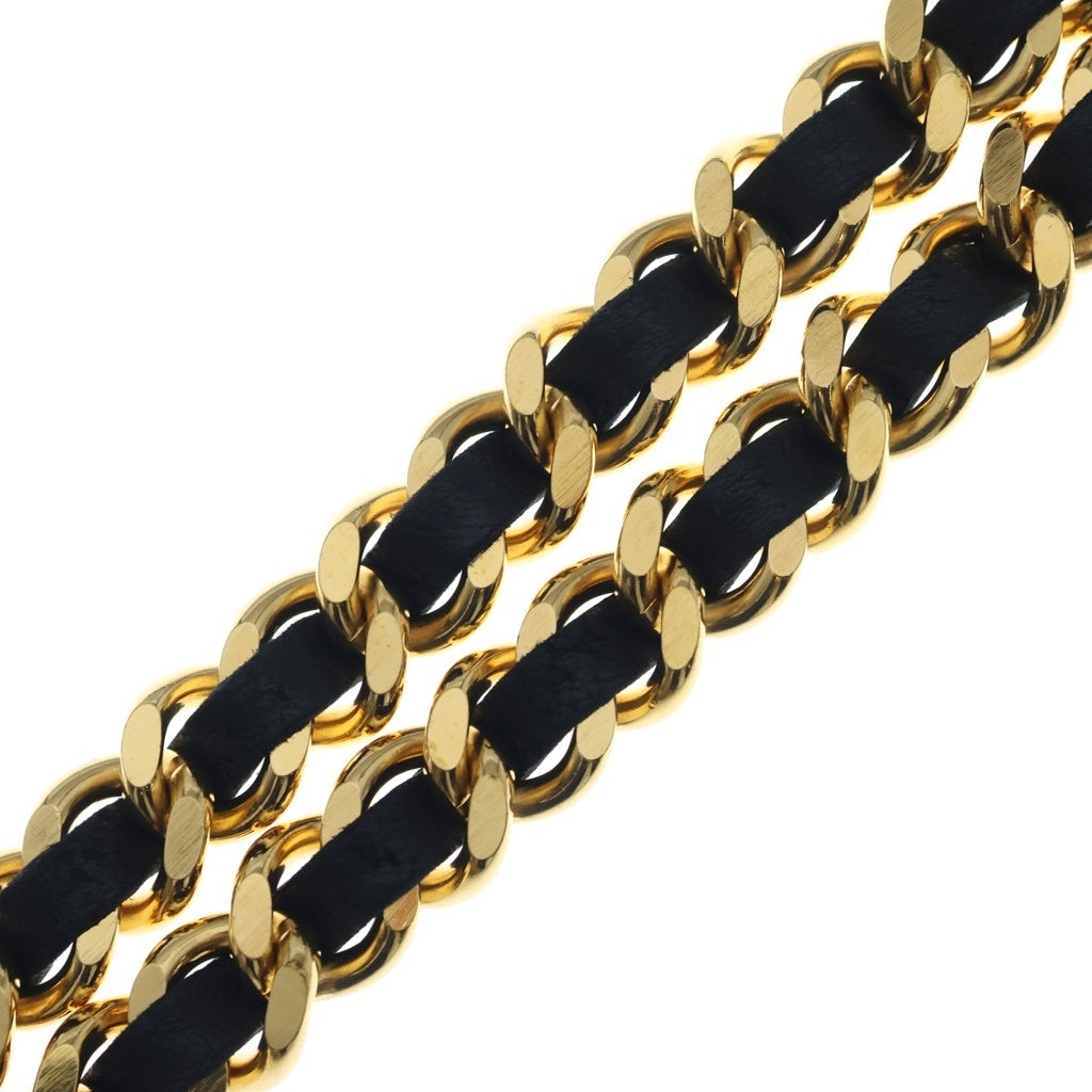 CHANEL(シャネル) ココマーク カンボン チェーンベルト ゴールド/ブラック レディース