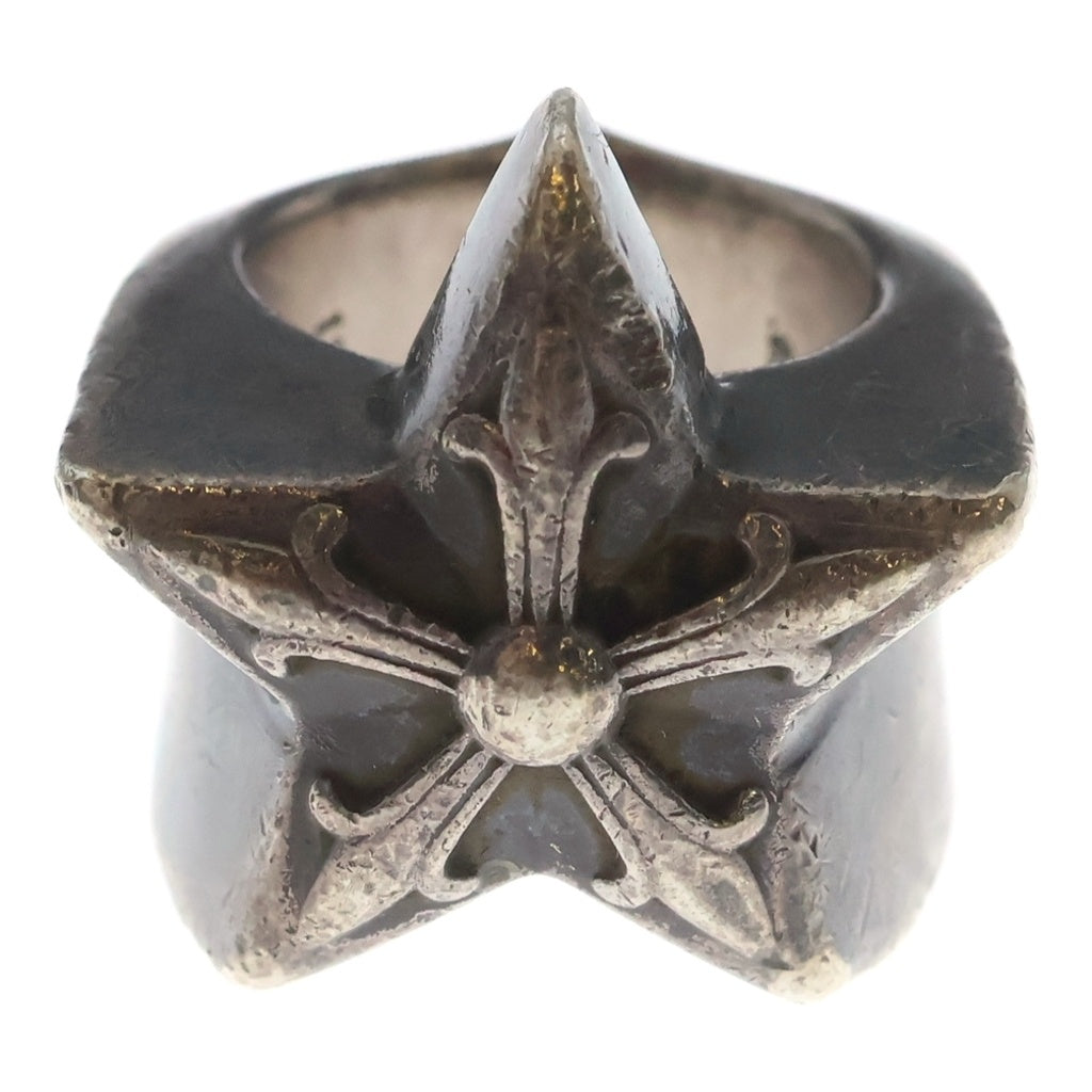 CHROME HEARTS(クロムハーツ) LARGE STAR RING ラージスターリング シルバー #10