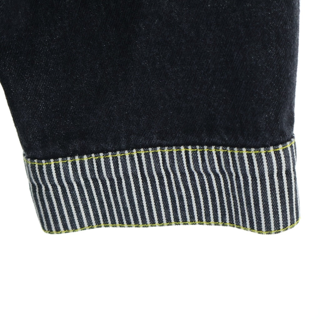 LOUIS VUITTON(ルイヴィトン) ×NIGO 22SS モノグラムデニム ジージャン デニムジャケット ブラック #48 RM221M UZD HMA20E