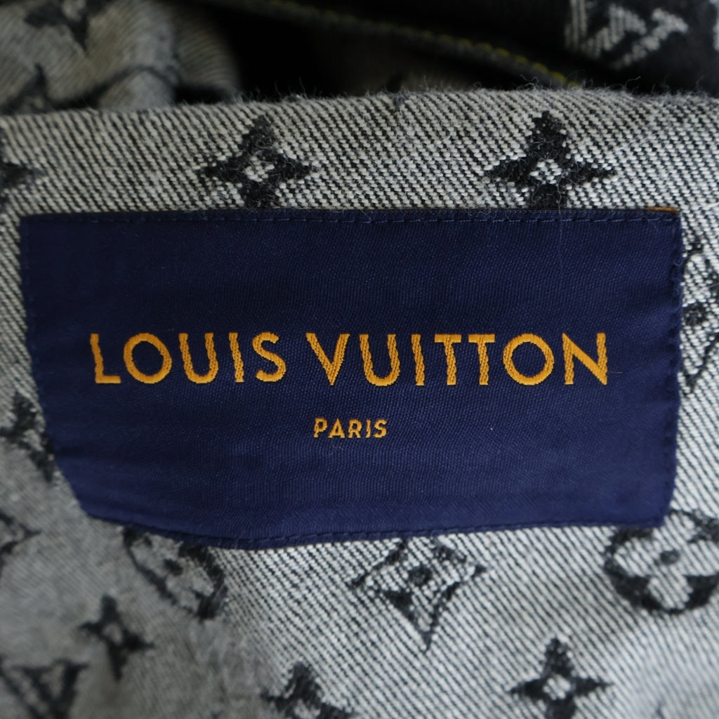 LOUIS VUITTON(ルイヴィトン) ×NIGO 22SS モノグラムデニム ジージャン デニムジャケット ブラック #48 RM221M UZD HMA20E