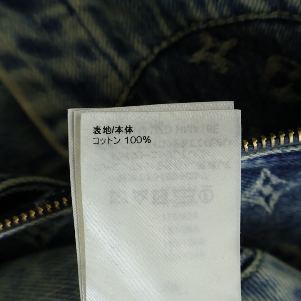 LOUIS VUITTON(ルイヴィトン) ×NIGO 22SS モノグラム パッチワーク ジップアップ フーデッドデニムジャケット ニゴー インディゴ RM221M UZD HMA16E