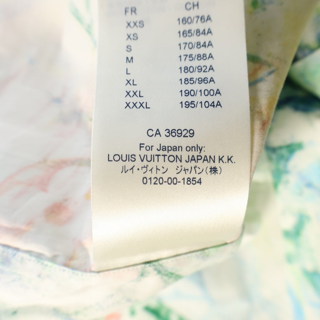 LOUIS VUITTON(ルイヴィトン) 21SS パステルモノグラム 開襟半袖シャツ コットン ロゴ マルチカラー RM211M ZKJ HKS18W
