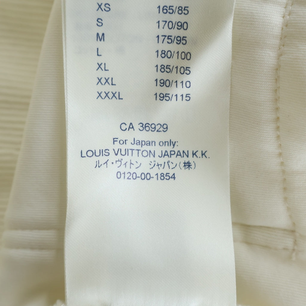 LOUIS VUITTON(ルイヴィトン) 19SS ベロア マルチポケット ハーフジップブルゾン ハーフジップスウェット アイボリー #XS RM191 JZA HGY82W