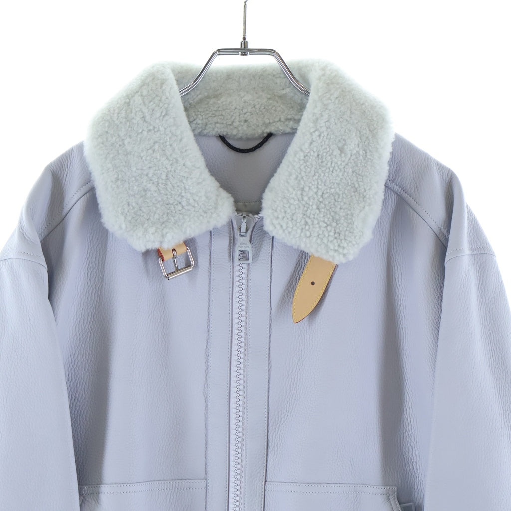LOUIS VUITTON(ルイヴィトン) 22FW ディアスキン アビエイター ジャケット 鹿革 コットン RM222E YBJ HJL45E