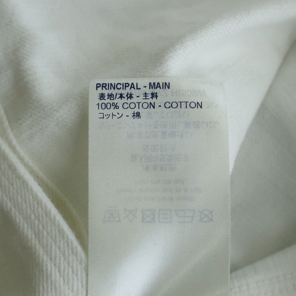 LOUIS VUITTON(ルイヴィトン) 20SS モノグラム グラデーション デニム ワークウェア 長袖 シャツ ホワイト/ブルー RM201M QYZ HIS09W