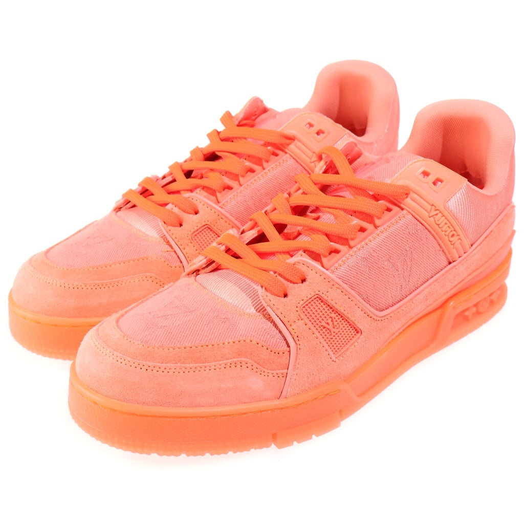 LOUIS VUITTON(ルイヴィトン) ×Virgil Abloh LV Trainer Monogram Sneaker モノグラム ローカットスニーカー シューズ ヴァージルアブロー オレンジ 1A8KCS