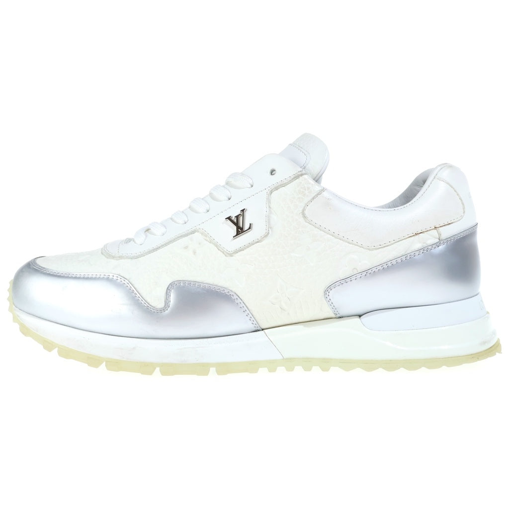LOUIS VUITTON(ルイヴィトン) Run Away Line Sneaker ランアウェイライン モノグラムエンボス ローカットスニーカー レザー ホワイト 1A9FEW