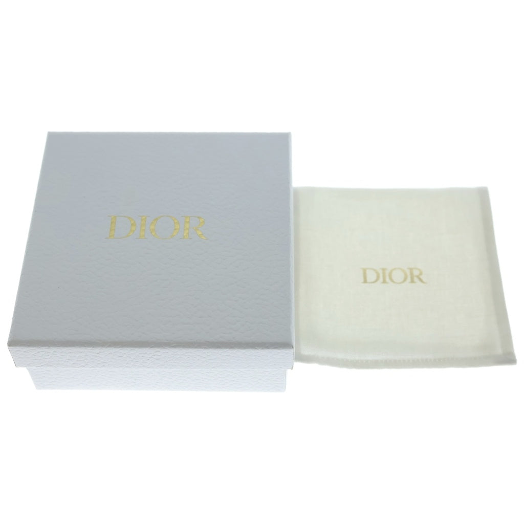 Christian Dior(クリスチャンディオール) クレールディーリュヌ ラインストーン CDロゴ ブレスレット シルバー メタル レディース