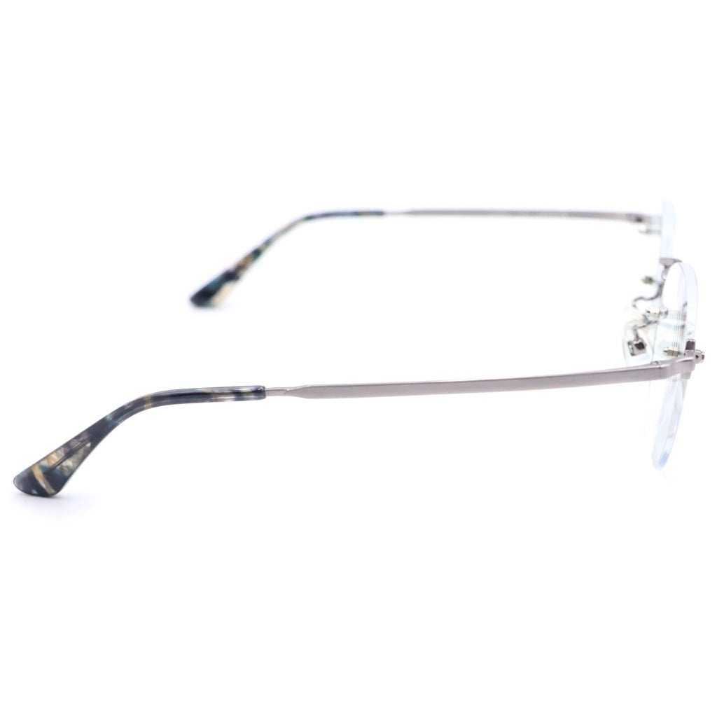 HERMES(エルメス) Selecta(セレクタ) 25SS スクエアシェイプ リムレス アイウェア メガネ 眼鏡 シルバー 87-5040-3 ※度入り レディース