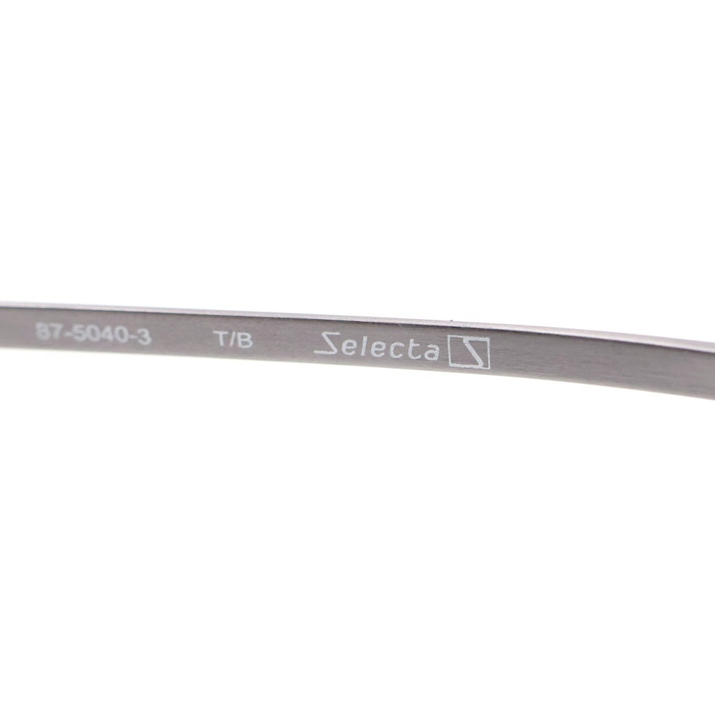 HERMES(エルメス) Selecta(セレクタ) 25SS スクエアシェイプ リムレス アイウェア メガネ 眼鏡 シルバー 87-5040-3 ※度入り レディース