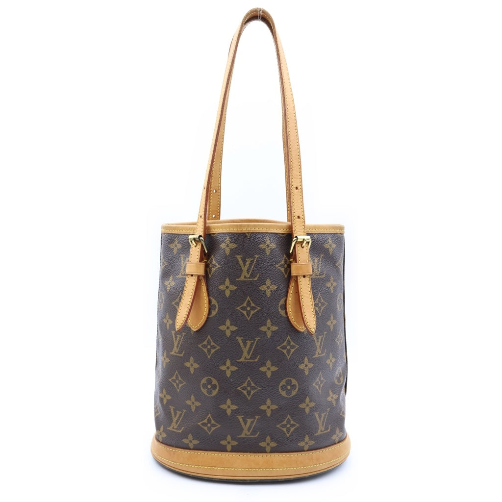 LOUIS VUITTON(ルイヴィトン) モノグラム バケット ハンドバッグ ブラウン PVCレザー M42238 レディース
