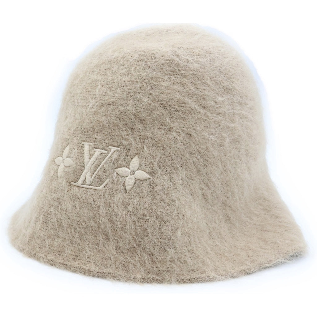 LOUIS VUITTON(ルイヴィトン) LVフラフィー バケットハット ベージュ ファー M1184S HF1255 レディース
