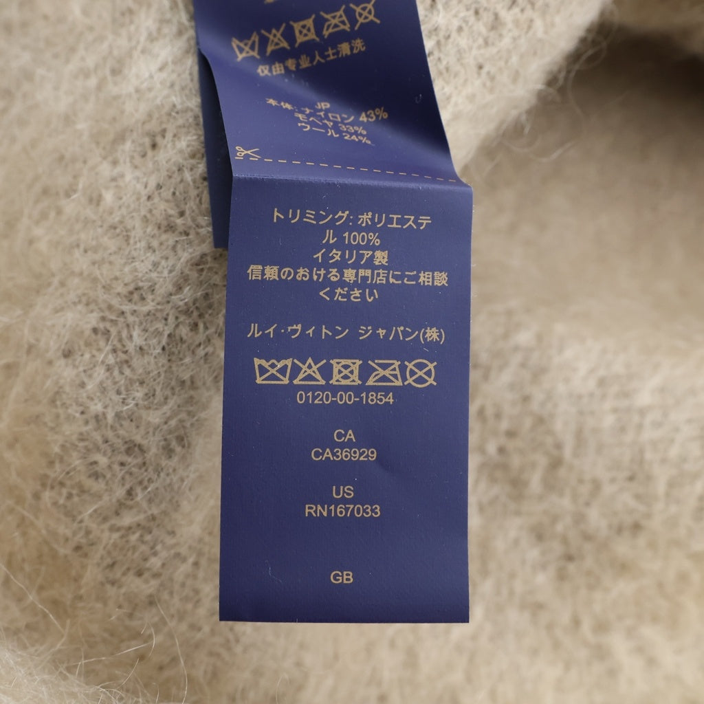 LOUIS VUITTON(ルイヴィトン) LVフラフィー バケットハット ベージュ ファー M1184S HF1255 レディース