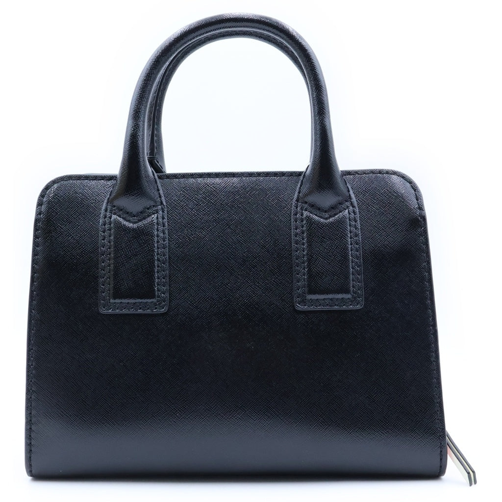 MARC BY MARC JACOBS(マーク バイ マーク ジェイコブス) リトルビックショット 2WAYショルダーバッグ ハンドバッグ ブラック レザー ゴールド金具 レディース