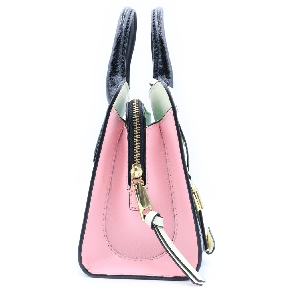 MARC BY MARC JACOBS(マーク バイ マーク ジェイコブス) リトルビックショット 2WAYショルダーバッグ ハンドバッグ ブラック レザー ゴールド金具 レディース