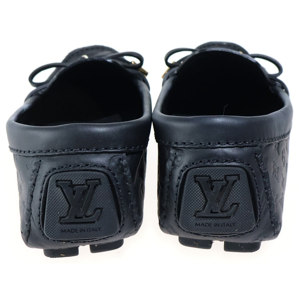 LOUIS VUITTON(ルイヴィトン) グロリア・ライン モカシン ブラック レザー 靴 FA0223 レディース