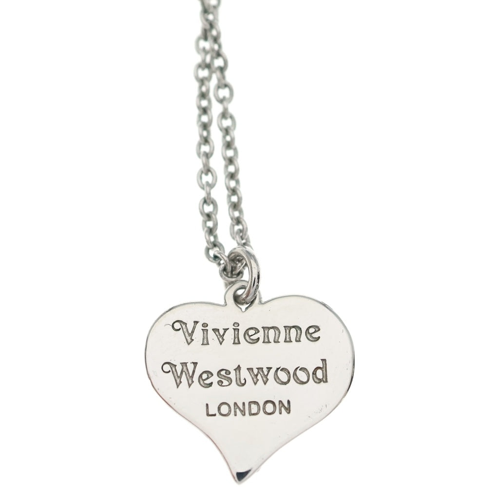 Vivienne Westwood(ヴィヴィアンウエストウッド) オーブ ハートネックレス ペトラペンダント ピンク シルバー GP レディース