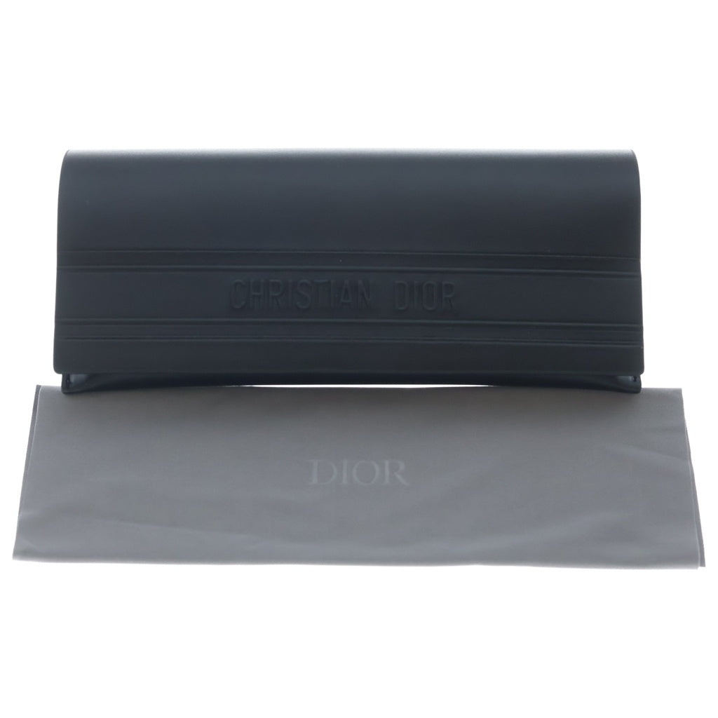 DIOR(ディオール) レキュタンギュラー クリアサングラス アイウェア ピンクベージュフレーム グラデーションレンズ セルロイド ゴールド金具