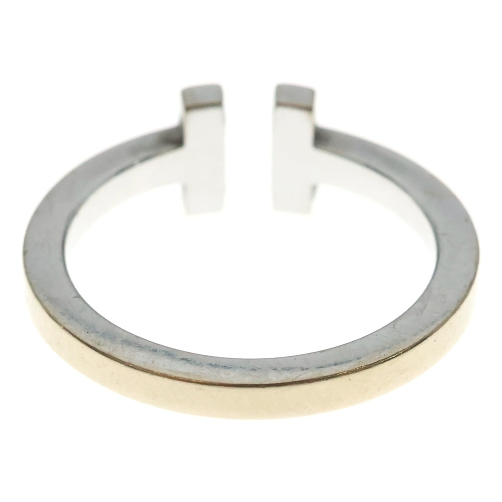 TIFFANY & Co.(ティファニー) Tスクエア リング ホワイトゴールド WG #23 レディース