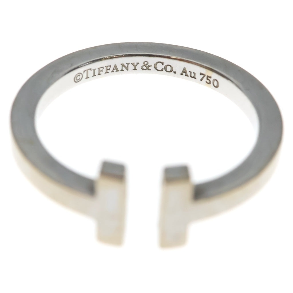 TIFFANY & Co.(ティファニー) Tスクエア リング ホワイトゴールド WG #23 レディース