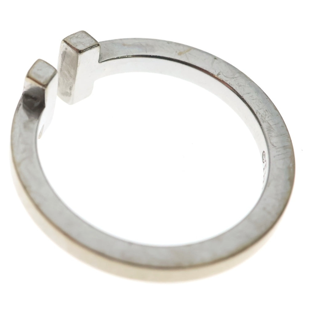 TIFFANY & Co.(ティファニー) Tスクエア リング ホワイトゴールド WG #23 レディース
