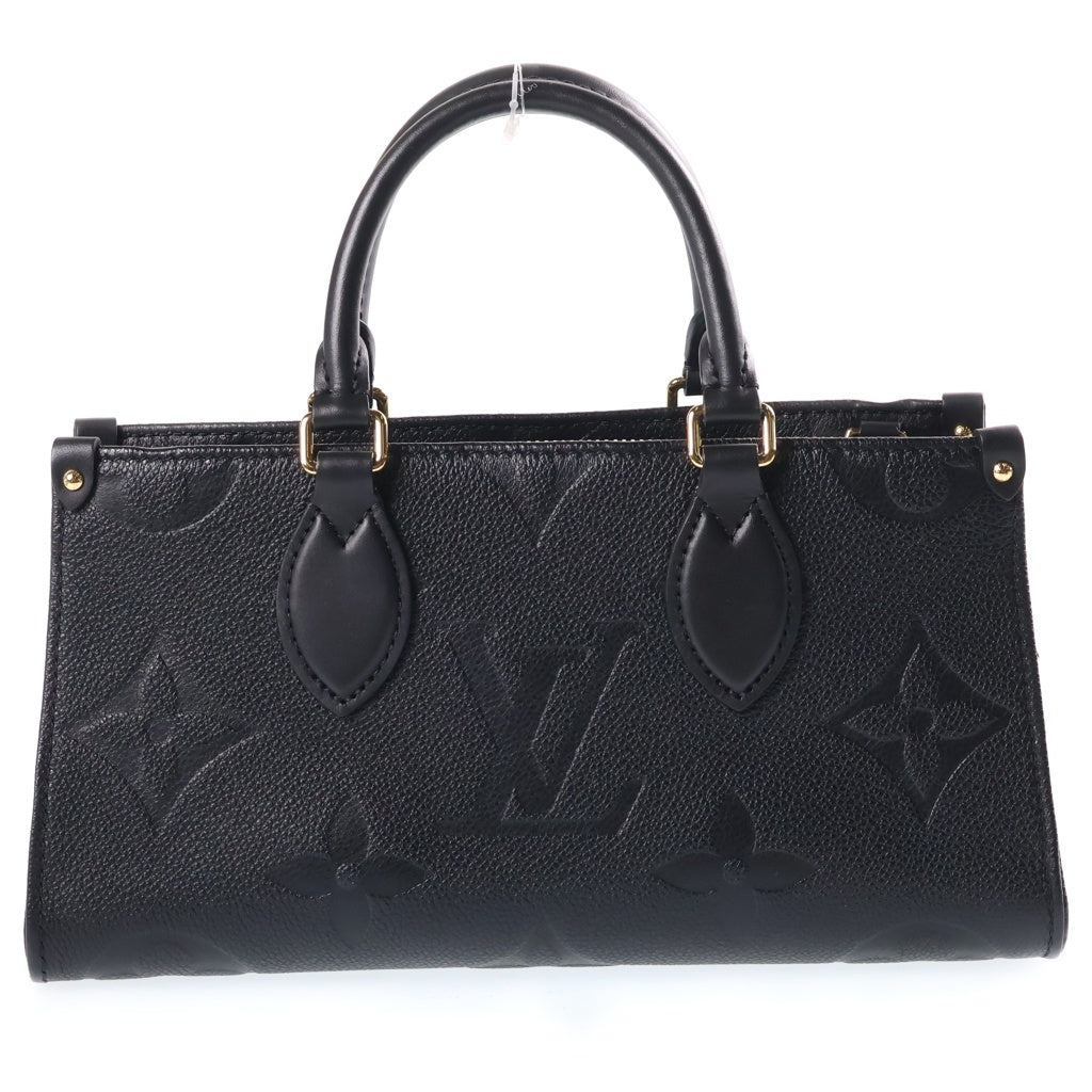 LOUIS VUITTON(ルイヴィトン) モノグラムアンプラント オンザゴーEW ハンドバッグ ブラック レザー RFID M23640 レディース
