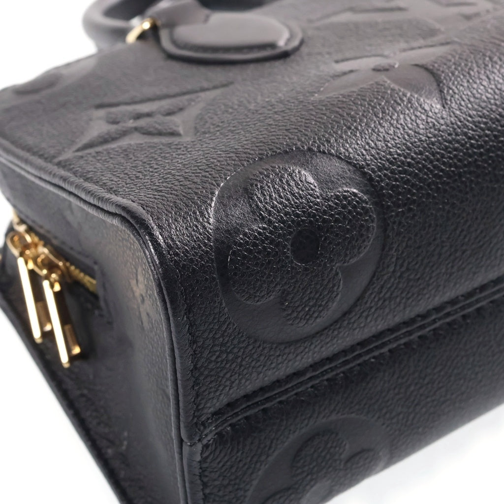 LOUIS VUITTON(ルイヴィトン) モノグラムアンプラント オンザゴーEW ハンドバッグ ブラック レザー RFID M23640 レディース