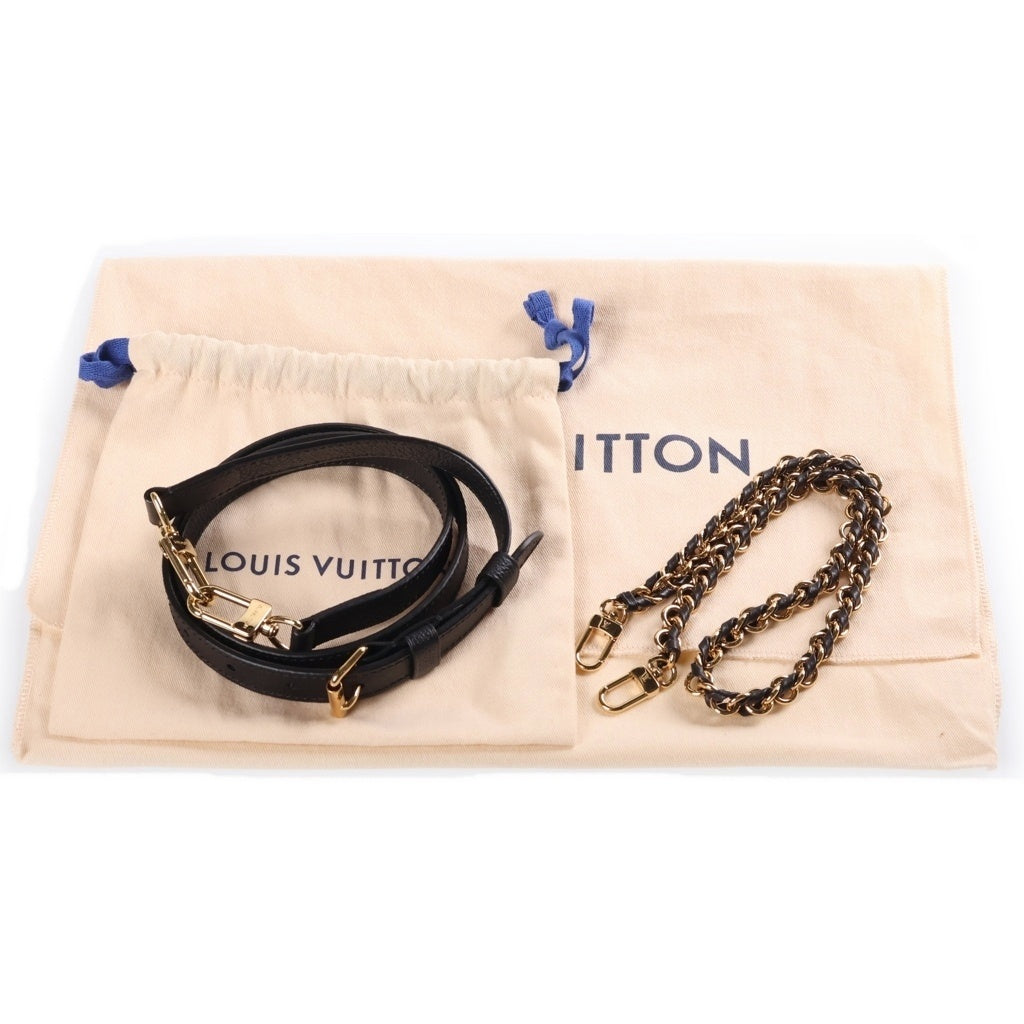 LOUIS VUITTON(ルイヴィトン) モノグラムアンプラント オンザゴーEW ハンドバッグ ブラック レザー RFID M23640 レディース