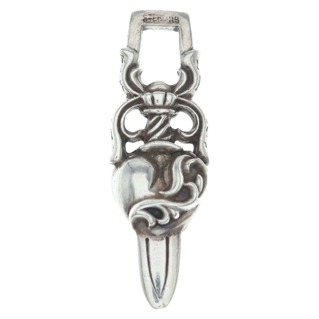 CHROME HEARTS(クロムハーツ) DAGGER HEART ダガーハート ペンダントトップ シルバー BCA243