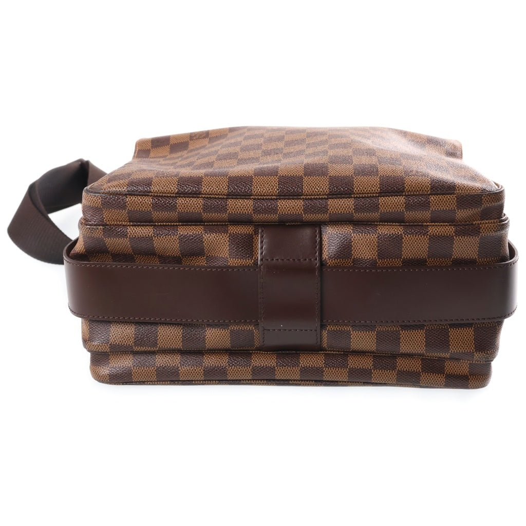 LOUIS VUITTON(ルイヴィトン) ダミエ ナヴィグリオ PVC レザー メッセンジャー ショルダーバッグ ブラウン N45255 レディース