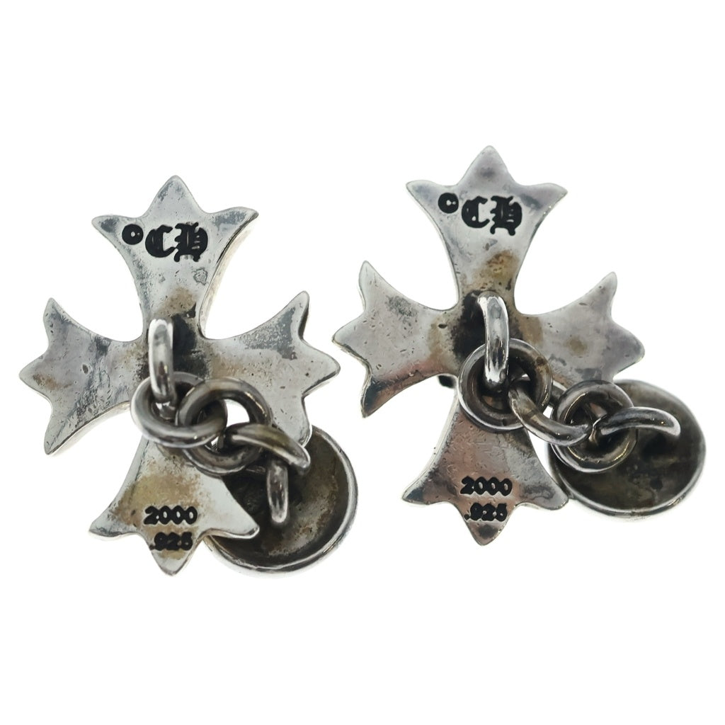 CHROME HEARTS(クロムハーツ) ダブルCHクロス カフスボタン カフリンクス シルバー