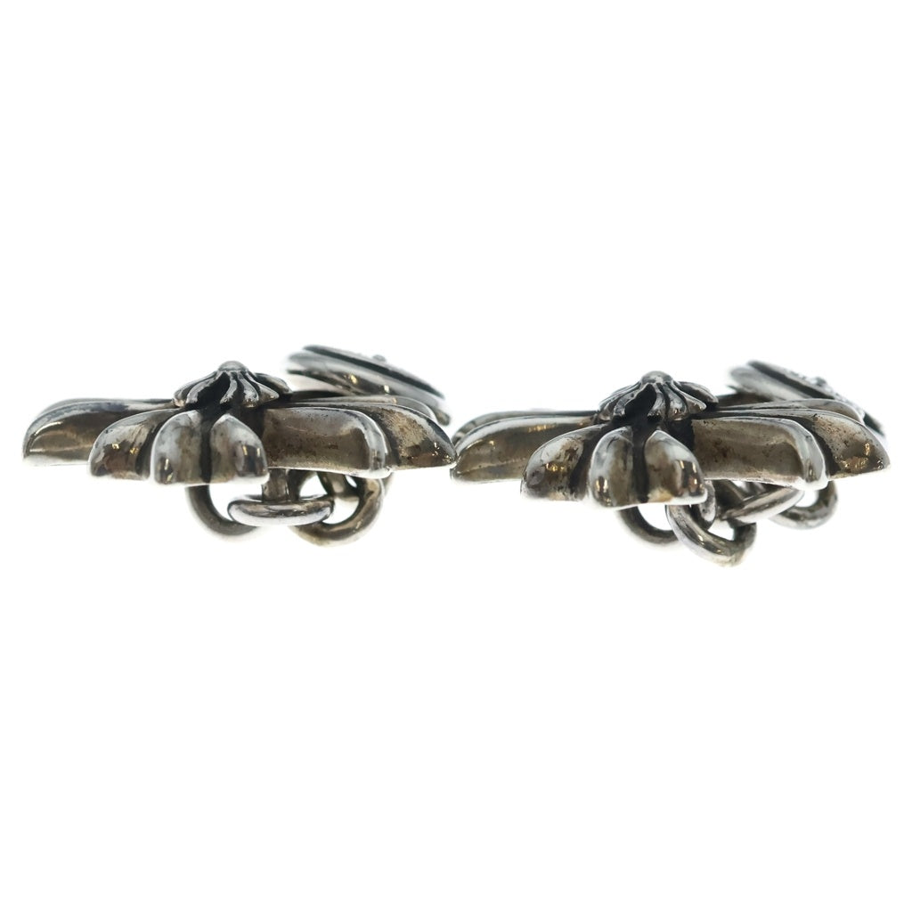 CHROME HEARTS(クロムハーツ) ダブルCHクロス カフスボタン カフリンクス シルバー