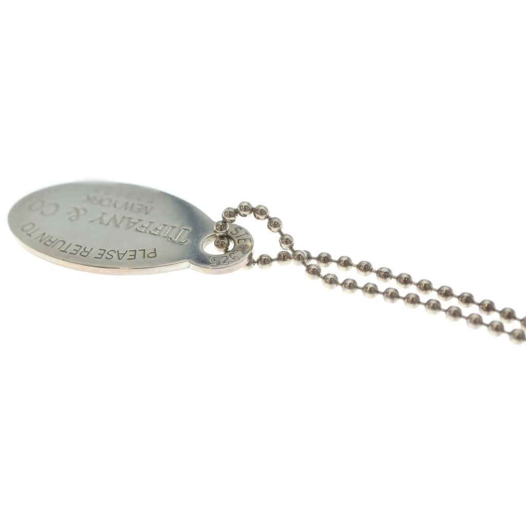 TIFFANY & Co.(ティファニー) リターントゥティファニー オーバル プレートネックレス シルバー Ag925 レディース