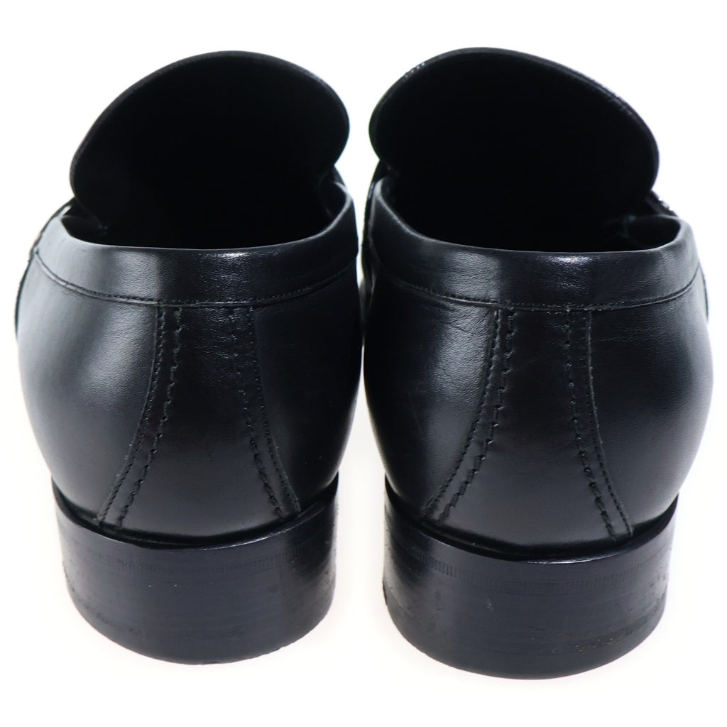 GUCCI(グッチ) 03SS トムフォード期 インターロッキングG レザー ローファー シューズ ブラック 114416
