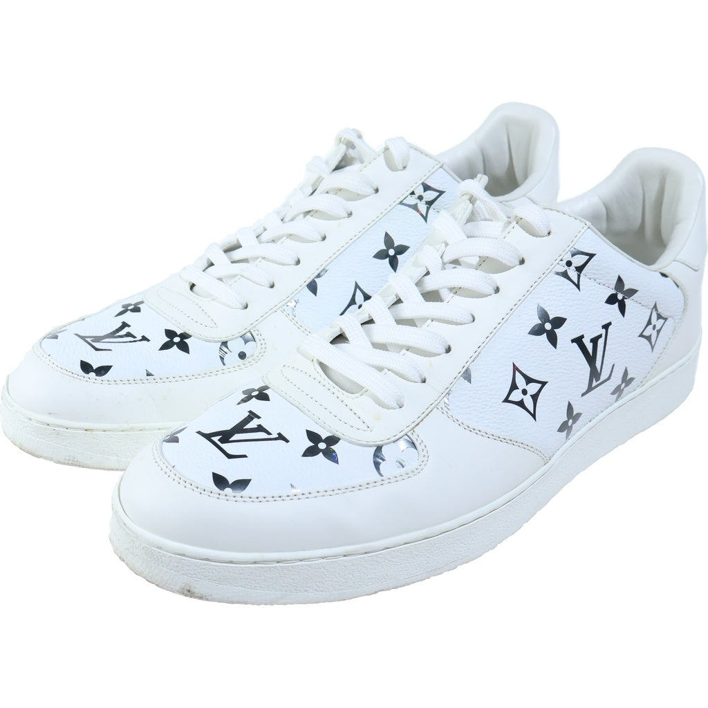 LOUIS VUITTON(ルイヴィトン) リヴォリ ライン モノグラム PVC レザー ローカットシューズ スニーカー ホワイト 1A7W9K レディース