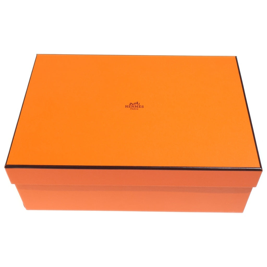 HERMES(エルメス) ケリー パンプス フラットシューズ レザー シルバー金具 ブラック レディース