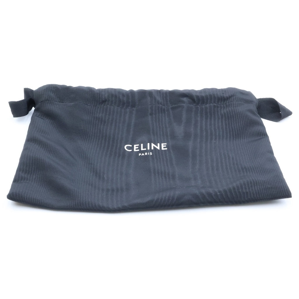 CELINE(セリーヌ) キュイルトリオンフ オーバルパースショルダーバッグ ブラウン レザー ゴールド金具 レディース