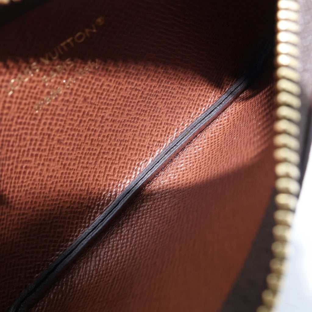 LOUIS VUITTON(ルイヴィトン) モノグラム フォン ホルダー バッグチャーム 小物入れ ブラウン PVCレザー M26898 ゴールド金具