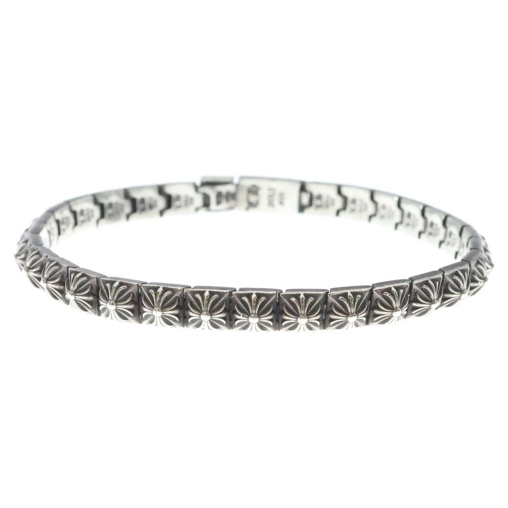CHROME HEARTS(クロムハーツ) PYRAMID PLS LNK 1/4 ピラミッドプラス ブレスレット シルバー BCA179