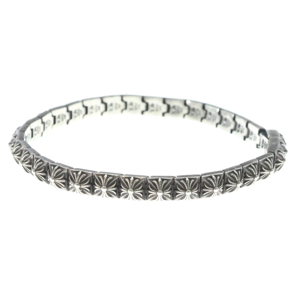 CHROME HEARTS(クロムハーツ) PYRAMID PLS LNK 1/4 ピラミッドプラス ブレスレット シルバー BCA179